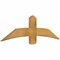 Ekena Millwork Bellingham Rough Sawn Timber Gable Bracket, Western Red Cedar, 60"W x 17"H x 2"D x 6"F, 7/12 Pitch GBW060X17X0206BEL00RWR - alternate 3
